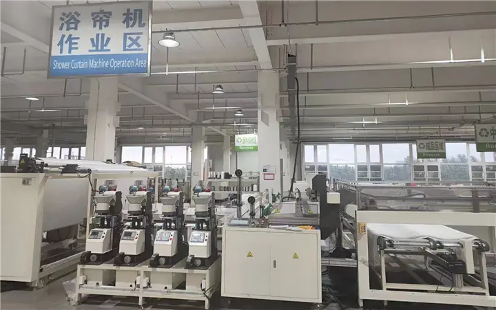 Fully automatic shower curtain machine