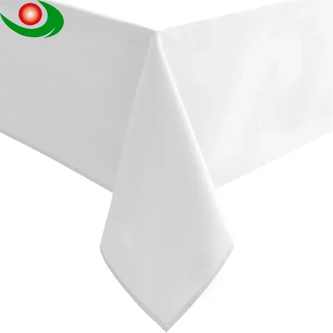Jiayuan White Tablecloth Wipe Clean Christmas Wipeable Tablecloths Water Resistant Xmas Washable Table Cloth for Dining Party Birthday Restaurants and Festivals Decorations